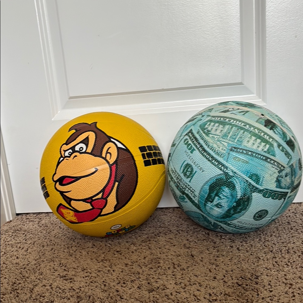 Donkey Kong 2022 and Money Print Basketballs